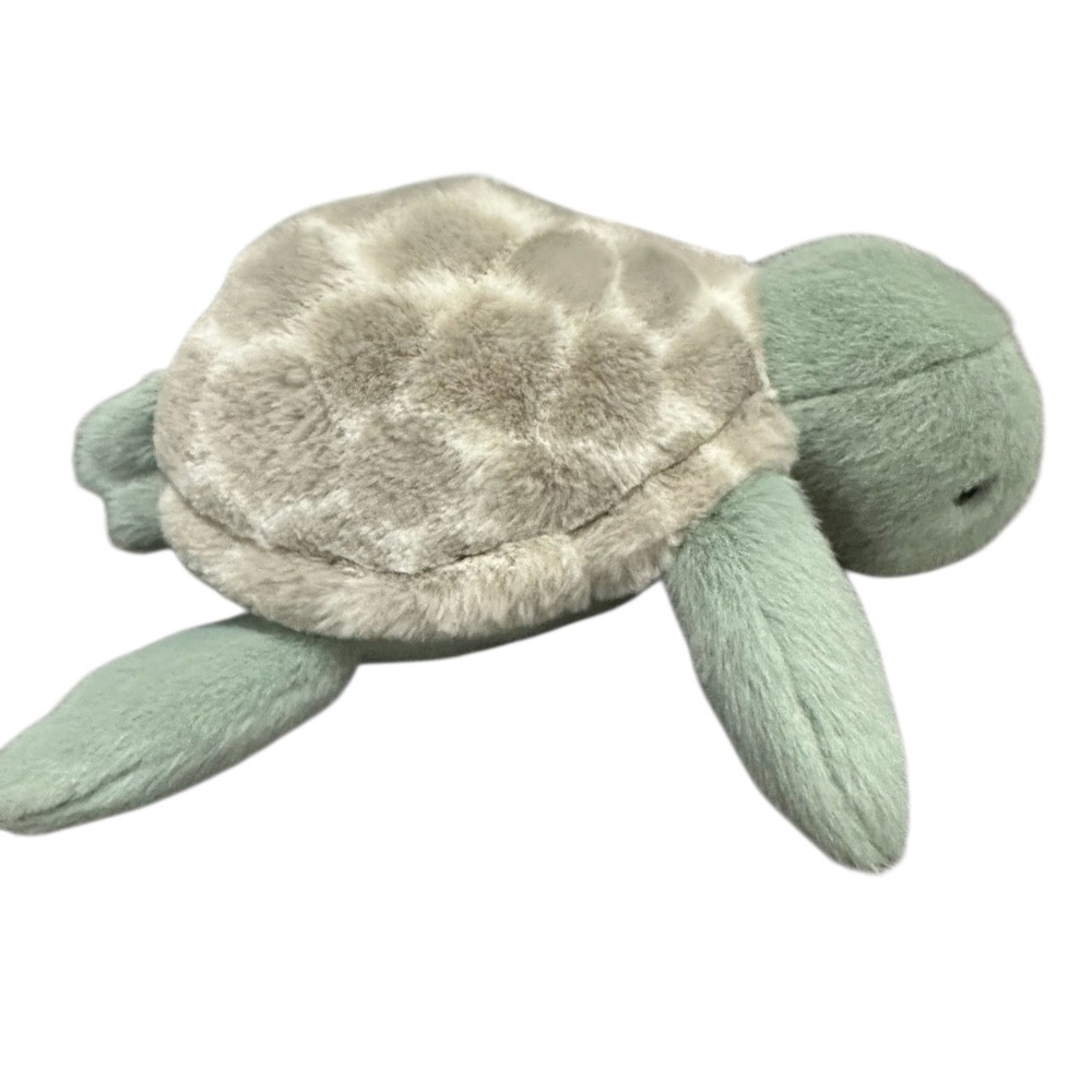 Mon Ami Sage Green Sea Turtle Plush Stuffed Cuddle Soft Toy 12"